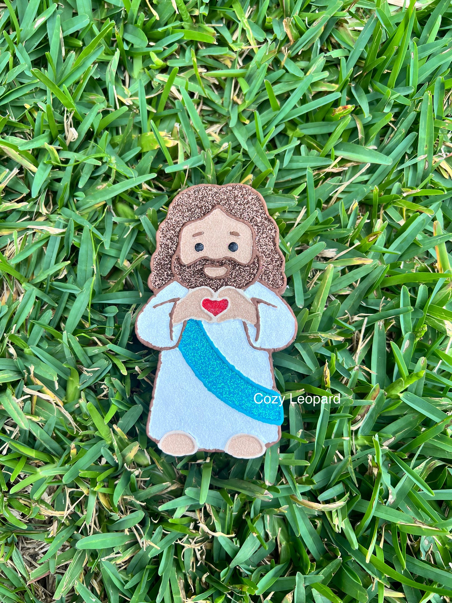 Jesus Heart Hands Car Freshie