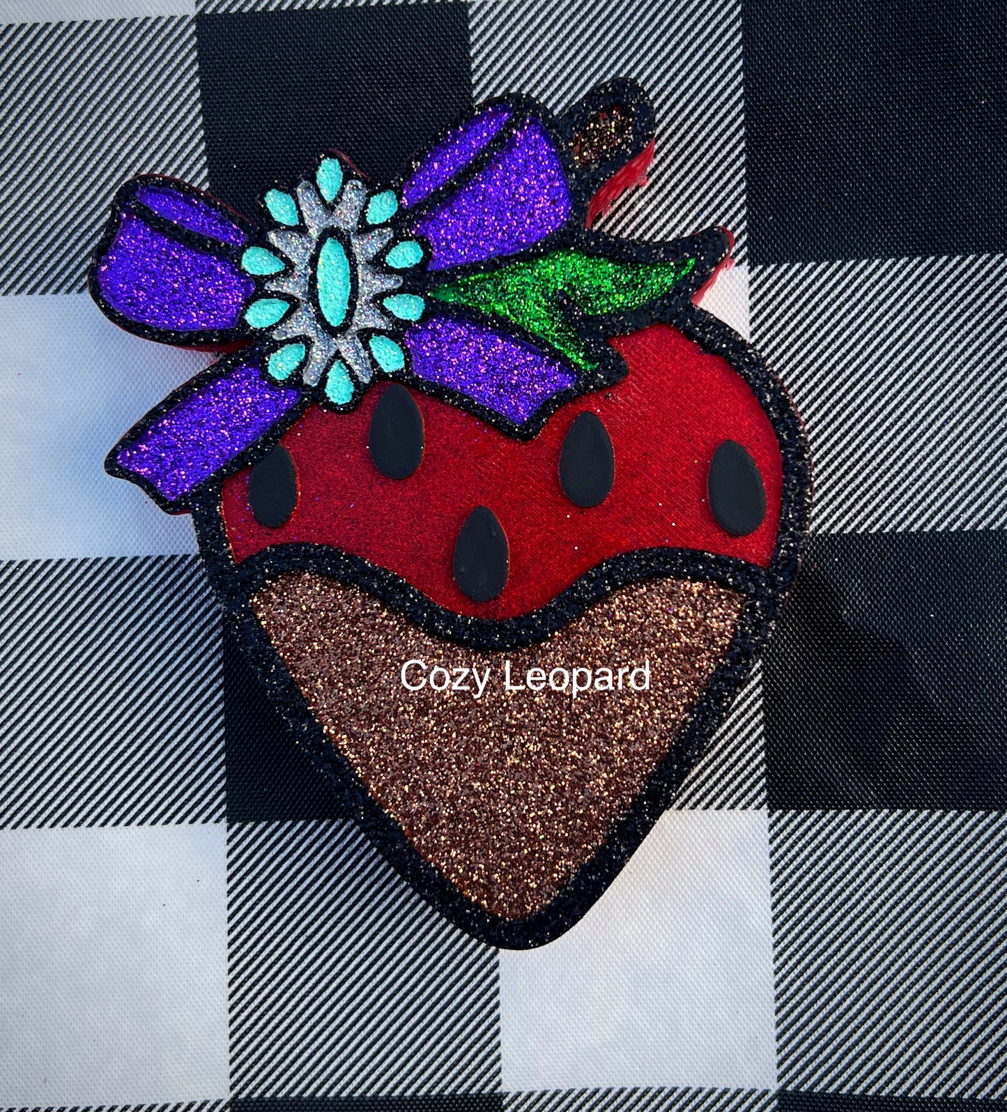 Strawberry with Concho Car Freshie