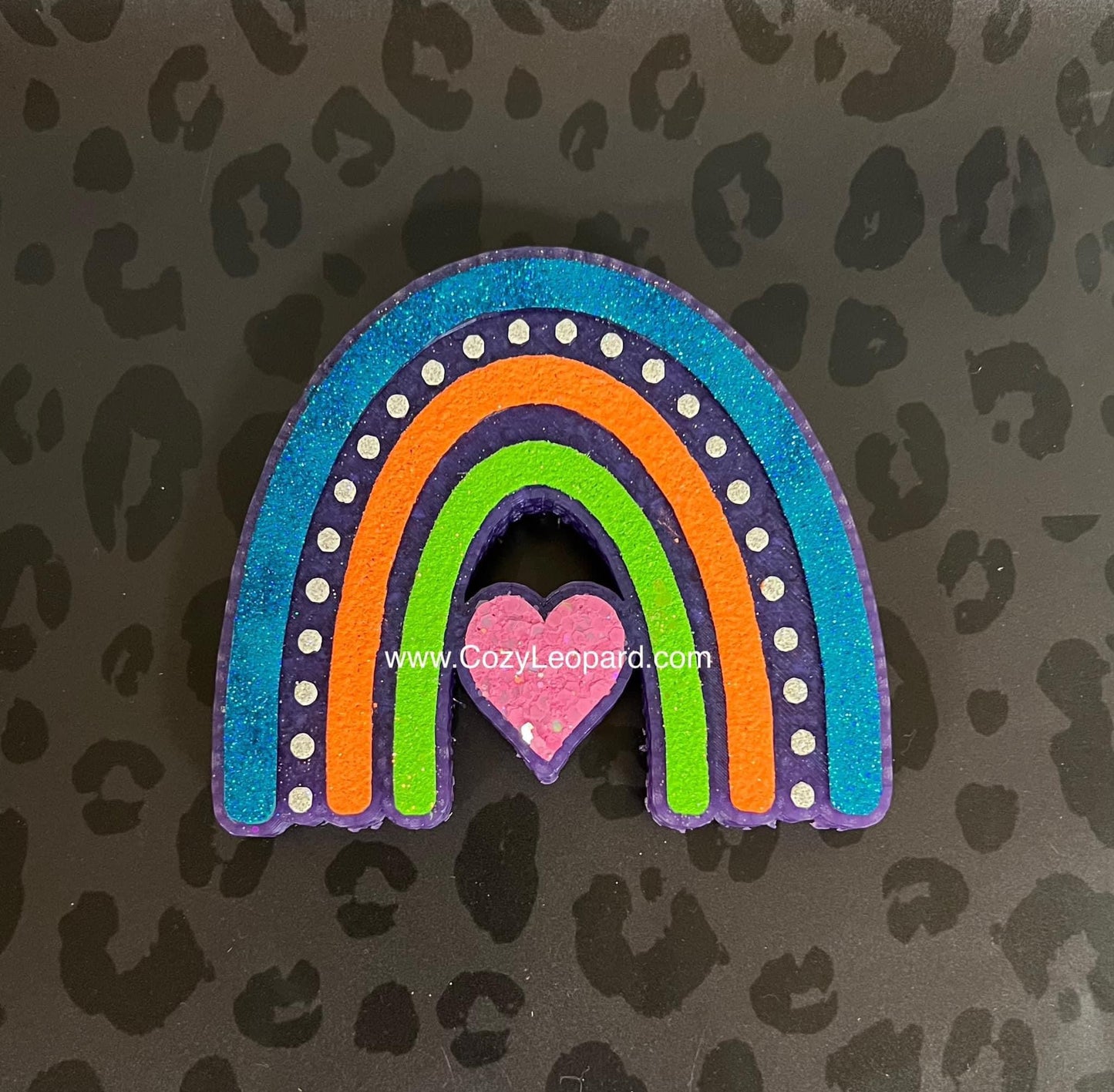 Heart Rainbow Car Freshie