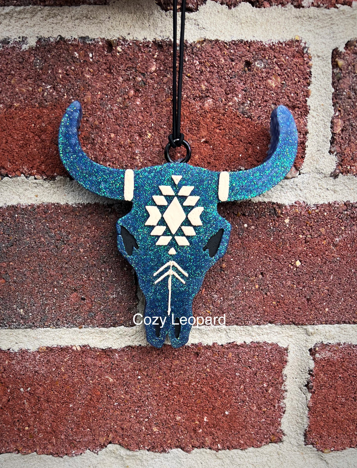 Aztec Skull Car Freshie