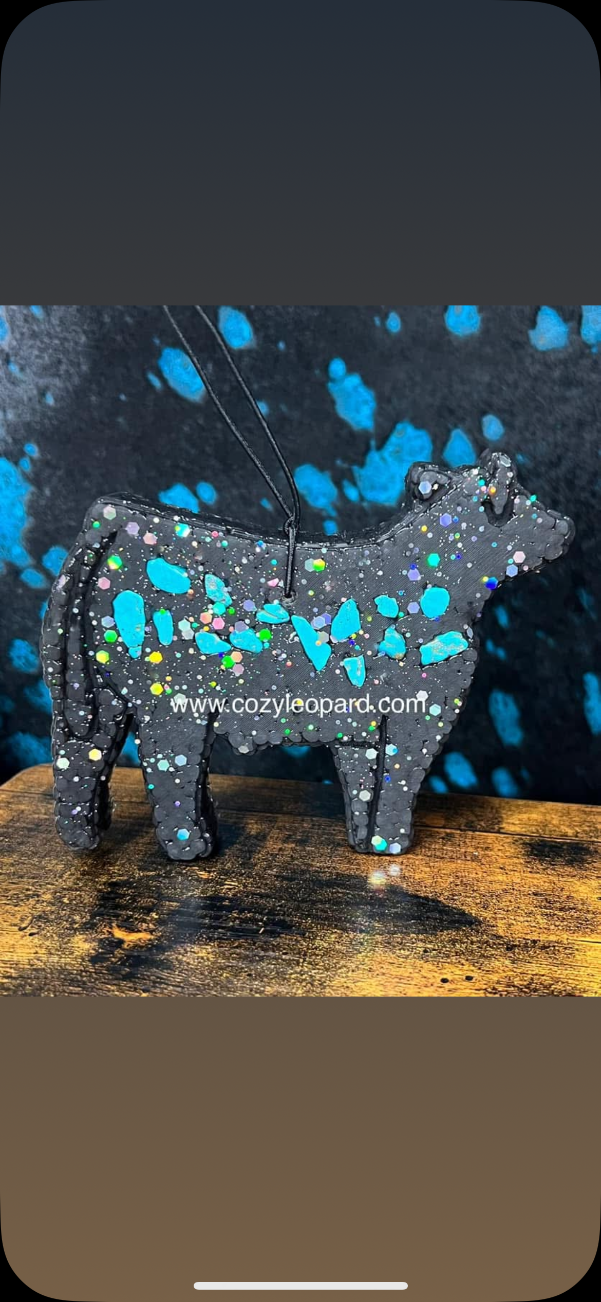 Show Cow Car Freshie