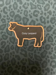 Leather Show Cow Car Freshener