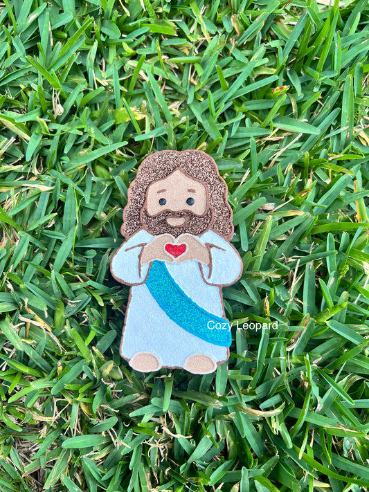 Jesus Heart Hands Car Freshie