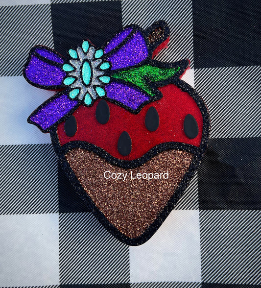 Strawberry with Concho Car Freshie