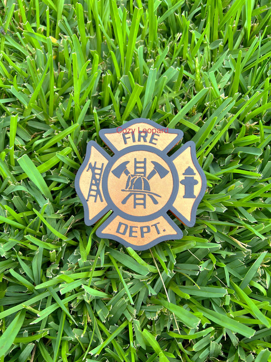 Fire Department Maltese Cross Car Freshie