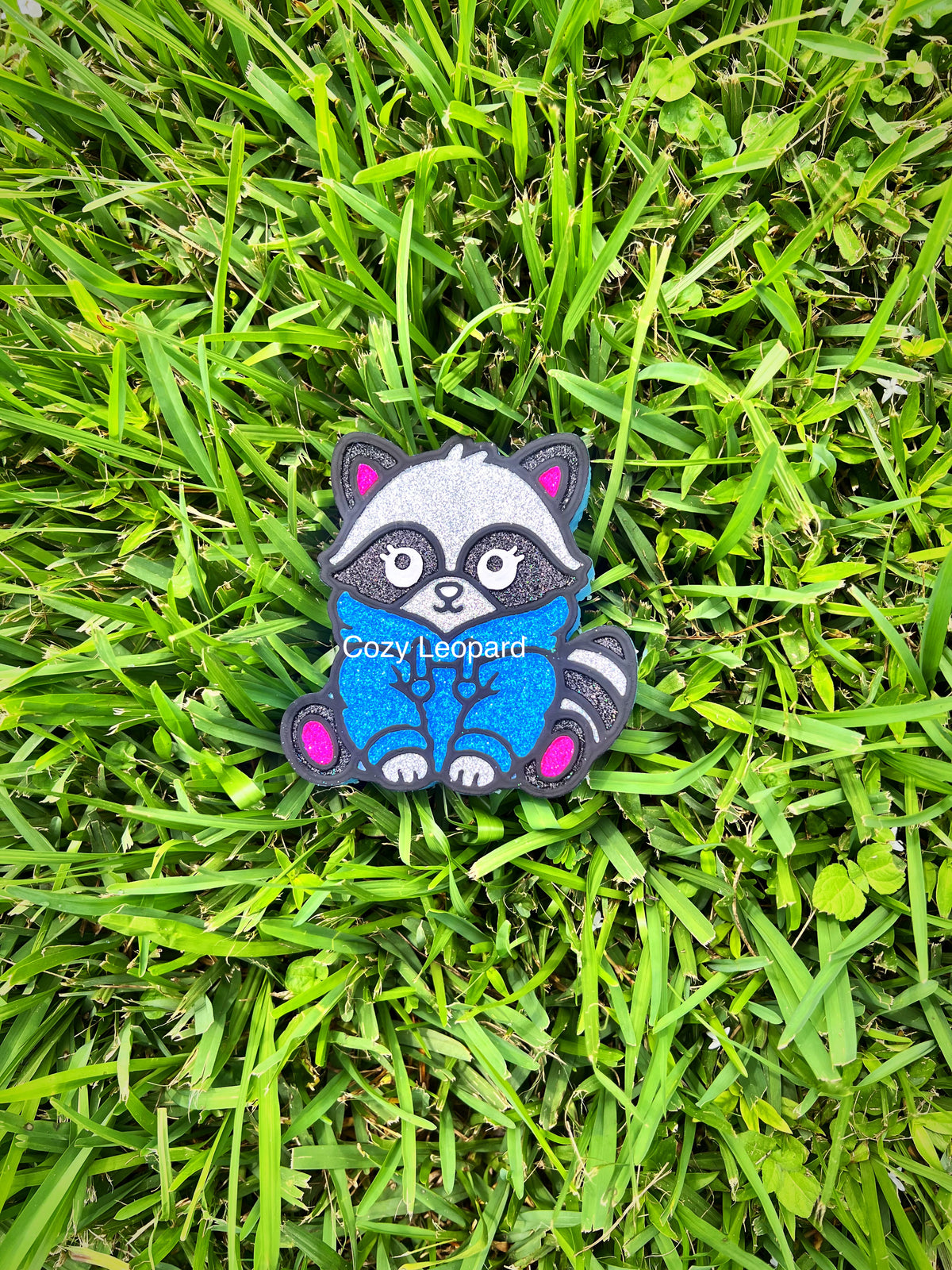 Raccoon In A Hoodie Car Freshie