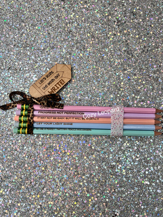 Teacher Appreciation Pencils With Tag