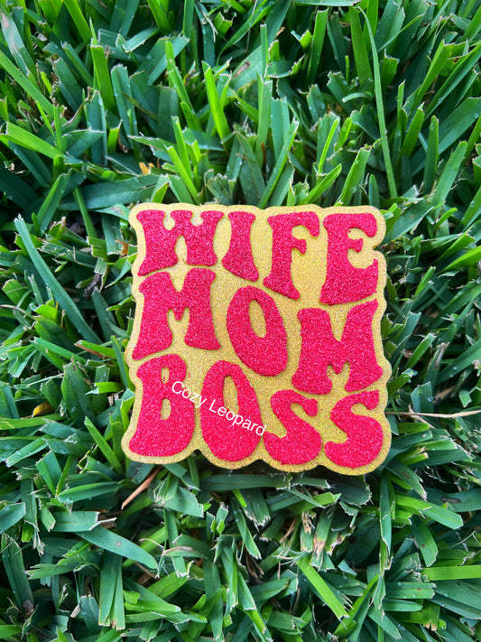 Wife Mom Boss Car Freshie