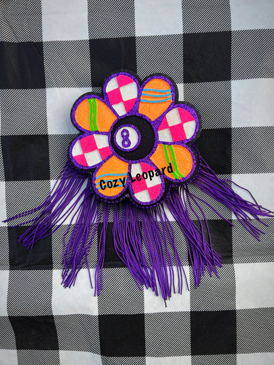 8 Ball Flower Car Freshie