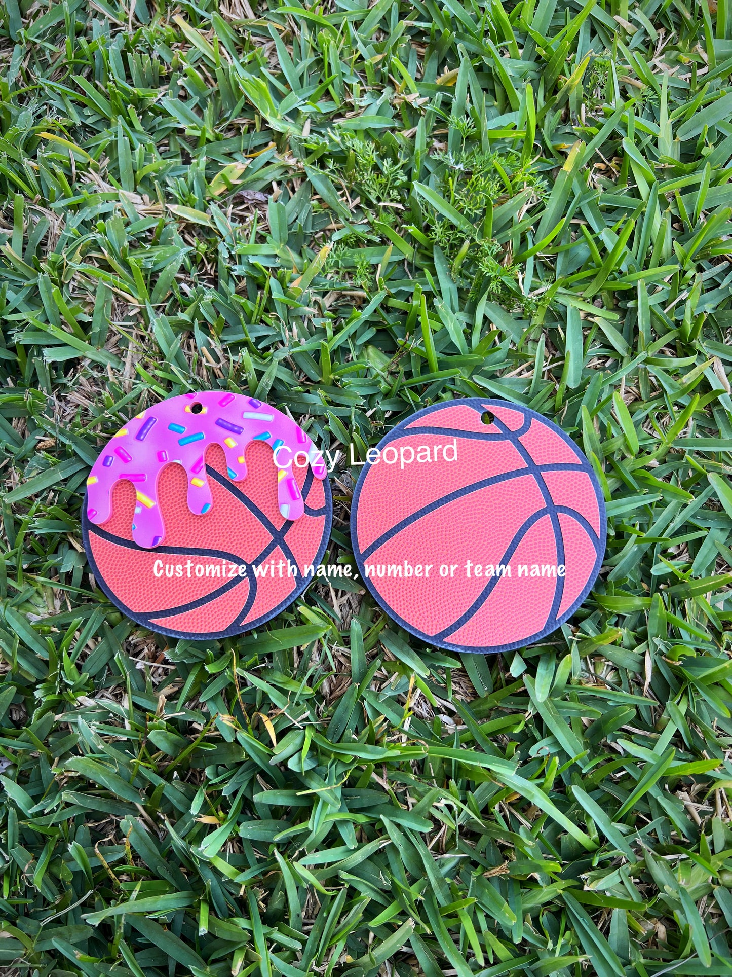 Custom Drip Basketball Bag Tag