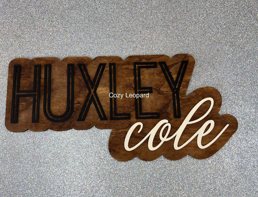 Custom Wall Name Sign