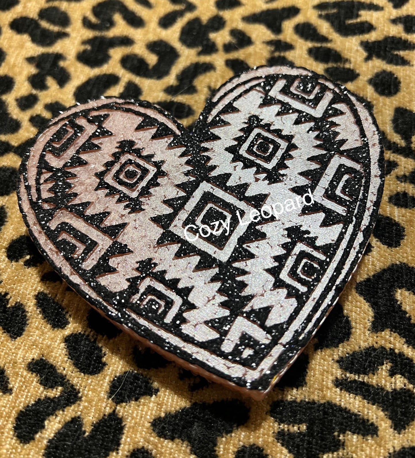 Aztec Heart Car Freshie