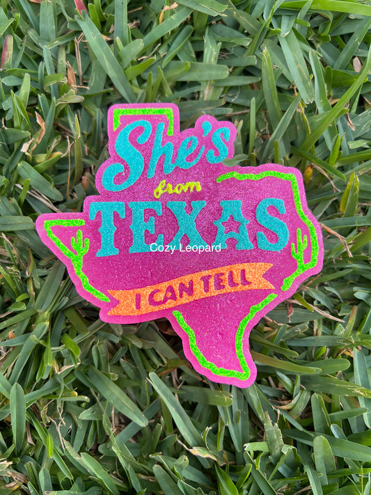 She’s From Texas Car Freshie