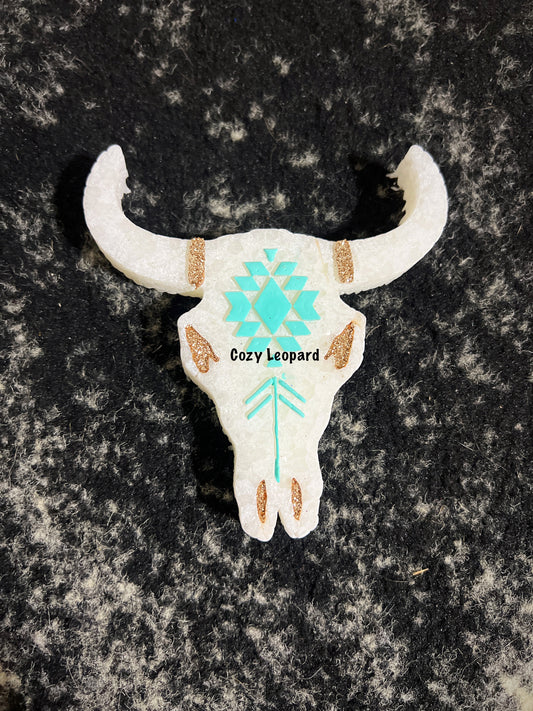 Aztec Skull Car Freshie