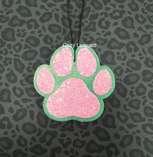 Paw Print Car Freshie