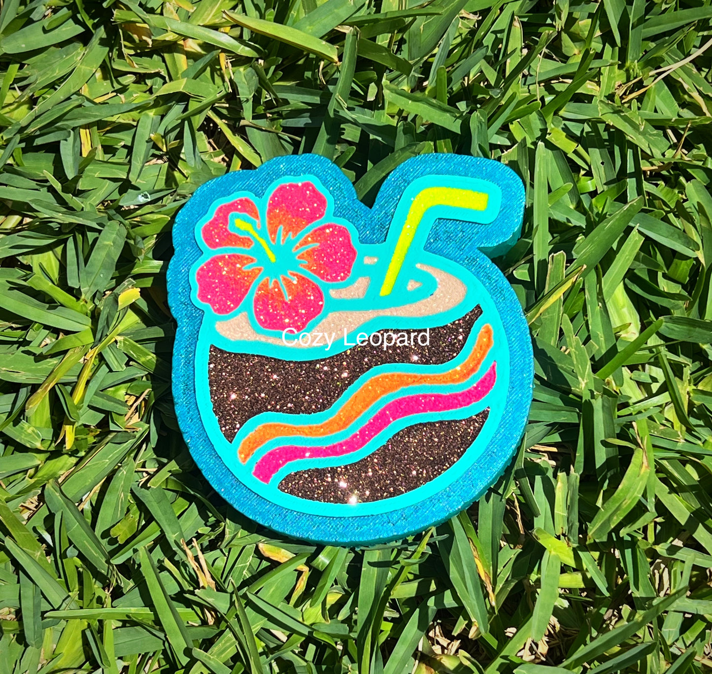 Coconut Drink Car Freshie