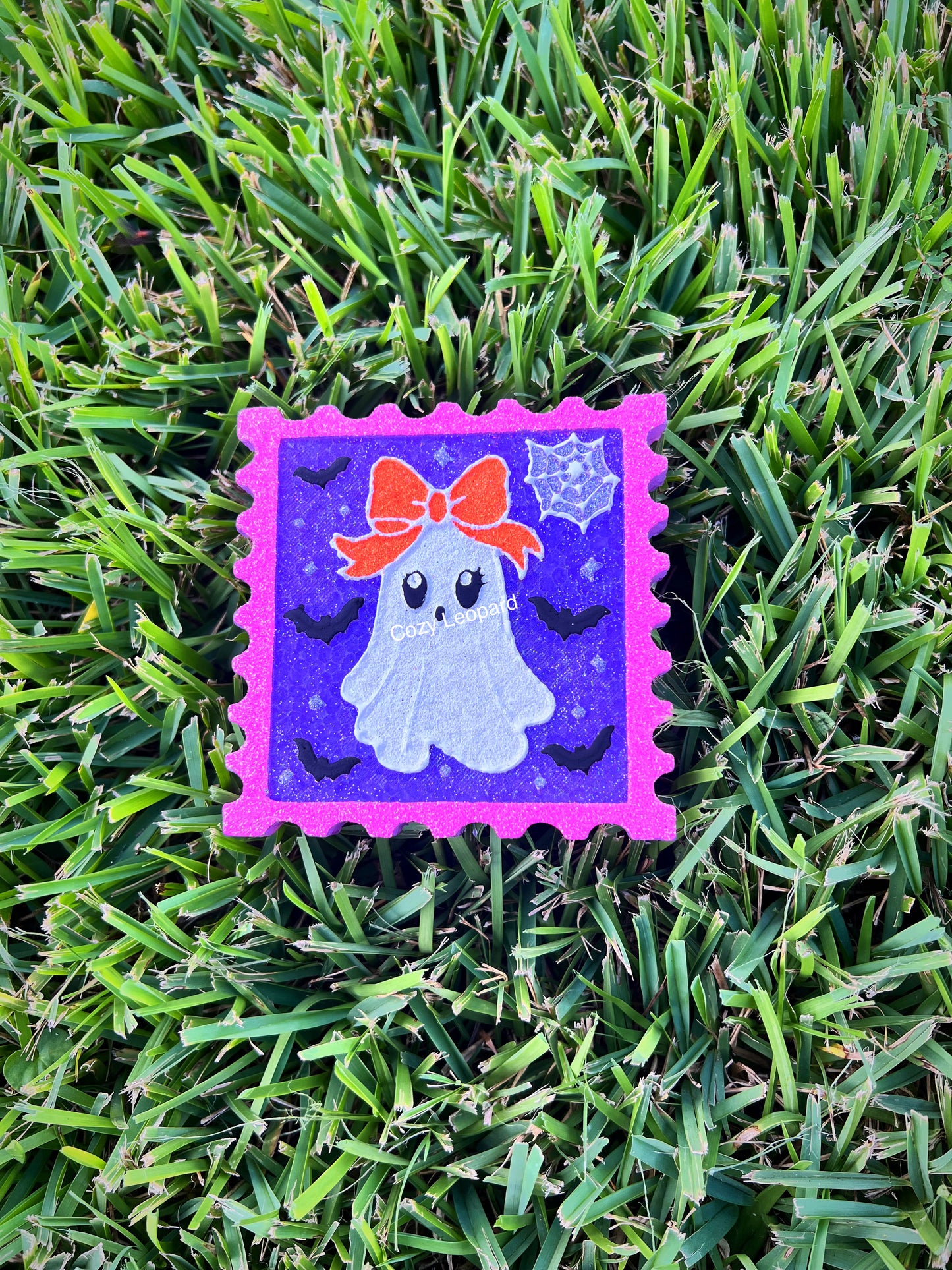 Ghost Stamp Car Freshie