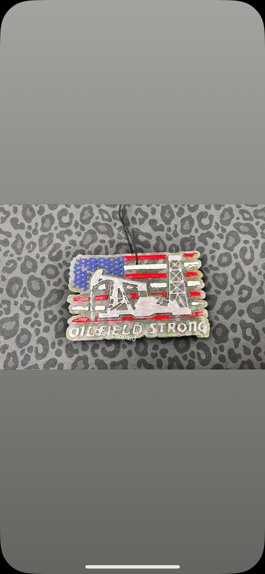 Oilfield Strong Car Freshie