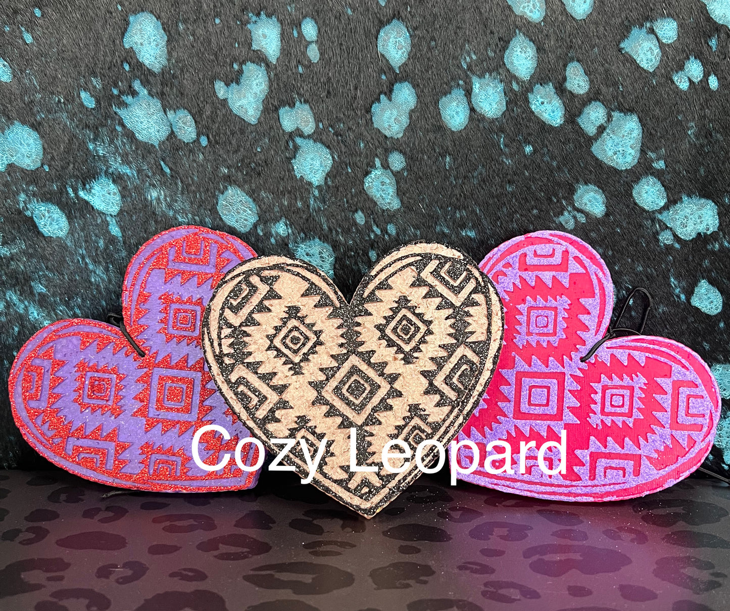 Aztec Heart Car Freshie