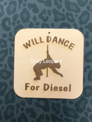 Leather Will Dance For Diesel Car Freshener